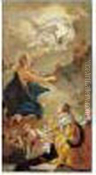 Le Refuge Oil Painting by Nicolas Rene Jollain