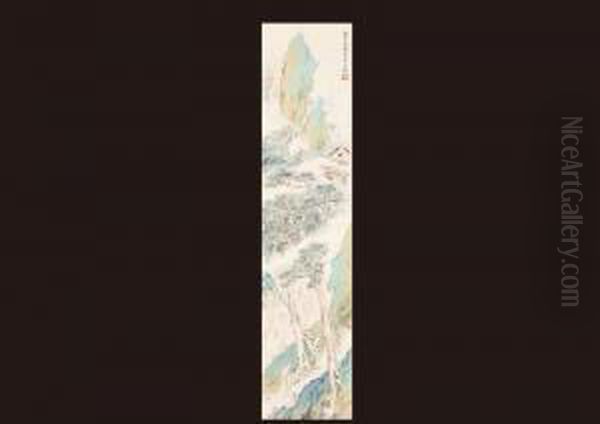 Landscape Oil Painting by Hashimoto Kansetsu