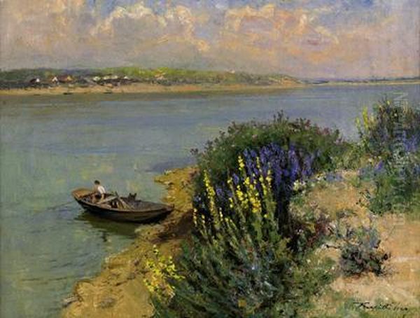 Sommerliche Oil Painting by Eugen Karpathy