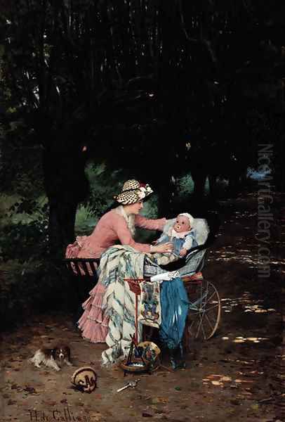 La Petit Souer Oil Painting by Horace de Callias