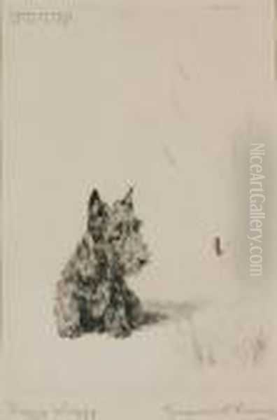 Fuzzy Wuzzy. Oil Painting by Marguerite Kirmse