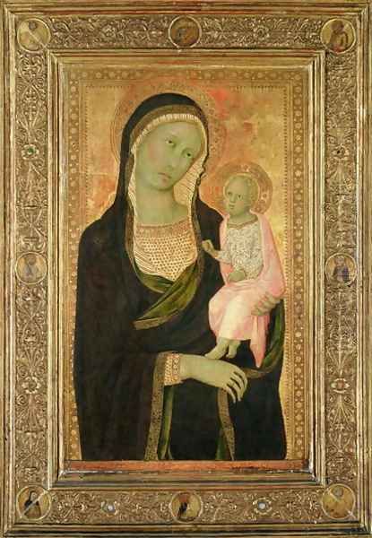 The Madonna and Child Oil Painting by Naddo Ceccarelli