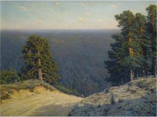 Landscape Oil Painting by Constantin Kryschitskij