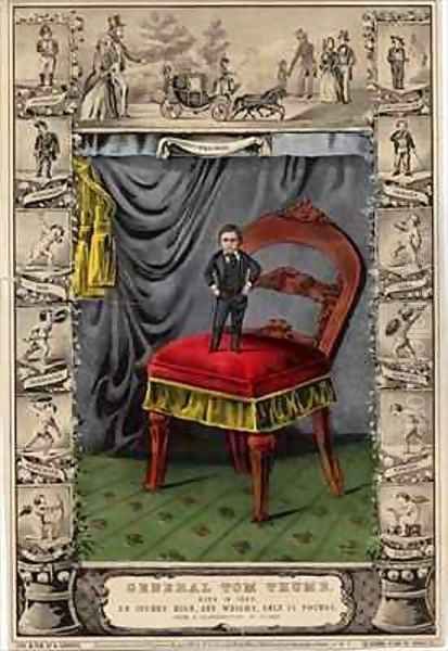 General Tom Thumb Oil Painting by Currier