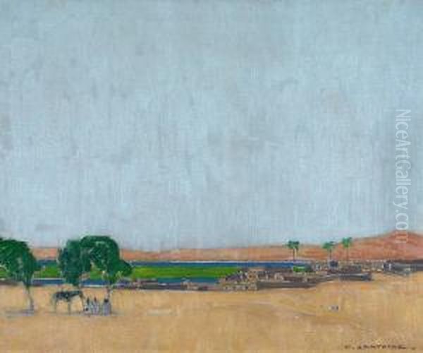 Gao Oil Painting by Fernand Lantoine
