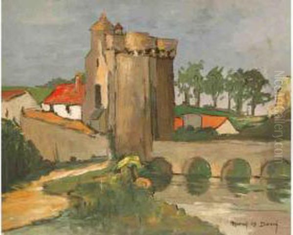 Etude Pour La Prostituee Et Lemarin Oil Painting by Maurice Le Scouezec