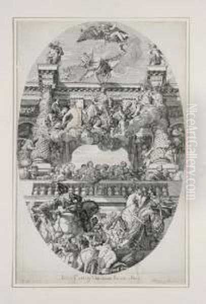Paulus Calliari Veronensis Invent Ac Pinxit Oil Painting by Valentin Lefebvre