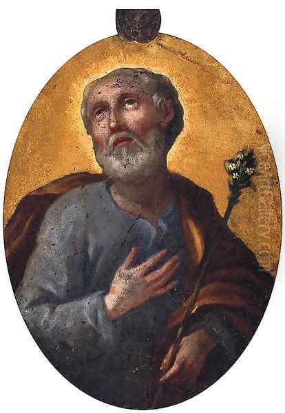 Saint Joseph Oil Painting by Antonio Allegri da Correggio