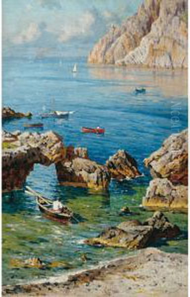 Estate Caprese Oil Painting by Antonino Leto
