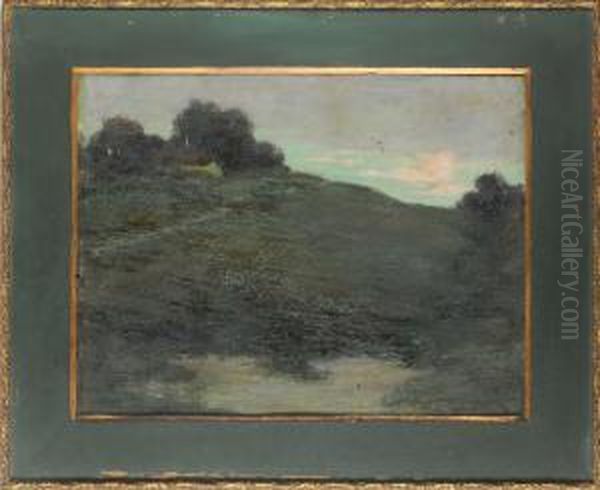Paesaggio Oil Painting by Adolfo Levier