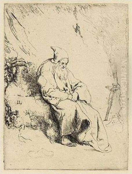 The Hermit (holl.16) Oil Painting by Jan Lievens