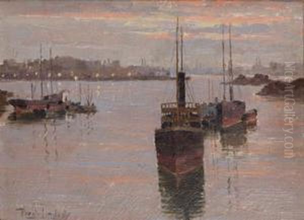From Berry Oil Painting by Percival Ch., Percy Lindsay