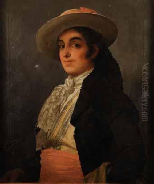 Torero Oil Painting by Angel Lizcano Y Monedero