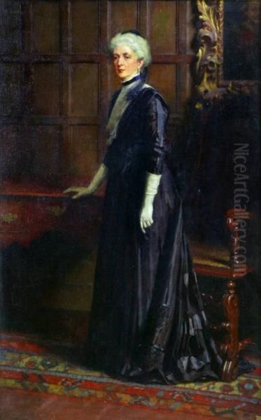 The Marchioness Of Zetland Oil Painting by Logsdail William