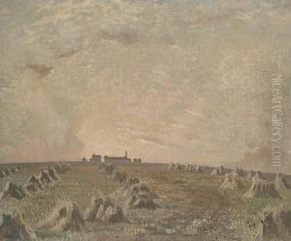 Between Sunset And Moonrise Oil Painting by Ernest Stephen Lumsden
