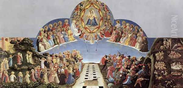 Last Judgement Oil Painting by Giotto Di Bondone