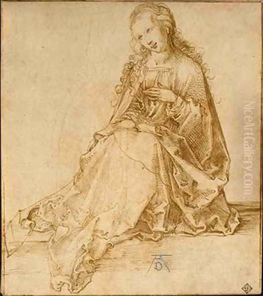 Anuntiation Oil Painting by Albrecht Durer