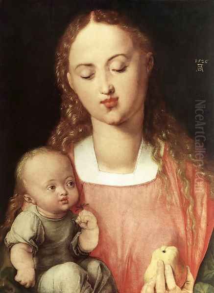 Madonna and Child with the Pear Oil Painting by Albrecht Durer
