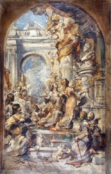 Ludek - Allegorie Oil Painting by Ludwig, Ludek Marold