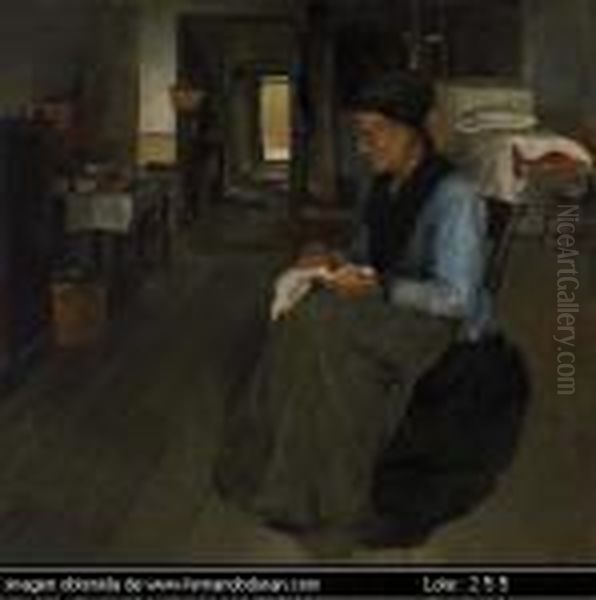Descripcion De La Obra: Oil Painting by Enrique Martinez Cubells y Ruiz