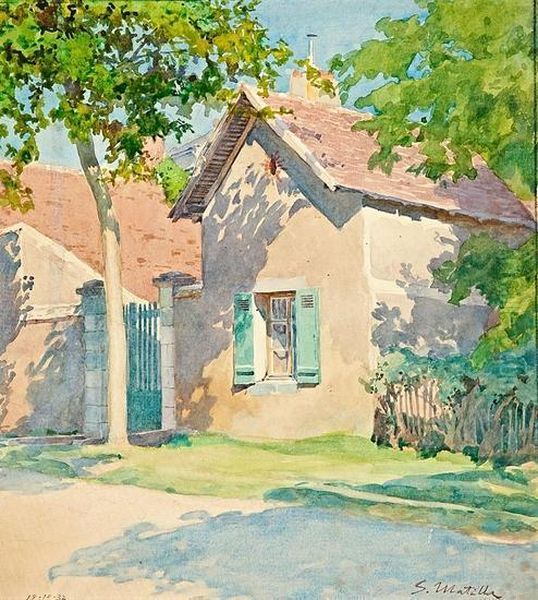 Vista Rural Oil Painting by Segundo Matilla Y Marina