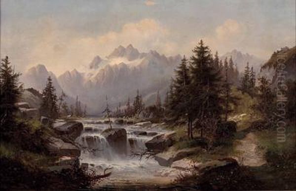 Umkreis Oil Painting by Joseph Mayburger