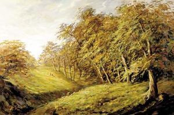 The Flatland Of Piedmont Italy Oil Painting by Emo Mazzetti