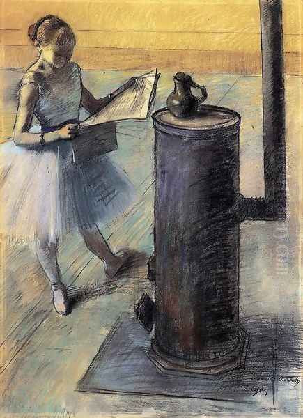 Dancer Resting I Oil Painting by Edgar Degas