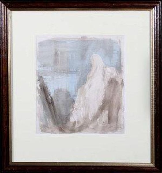 Two Figures Oil Painting by Ambrose McEvoy