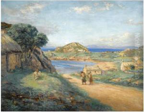 Kintra Oil Painting by John Mcghie