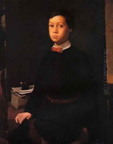 Portrait of Rene De Gas, The Artist Brother 2 Oil Painting by Edgar Degas