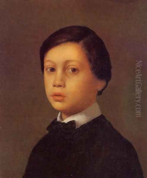 Portrait of Rene De Gas Oil Painting by Edgar Degas