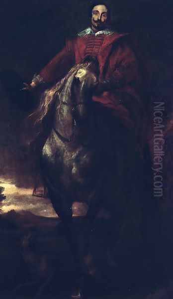 Portrait Of The Painter Cornelis De Wae Oil Painting by Sir Anthony Van Dyck