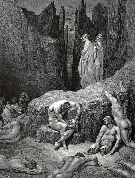 The Inferno, Canto 29, lines 4-6: But Virgil rous'd me: 