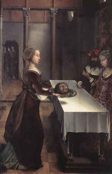 Herodias' Revenge Oil Painting by Juan De Flandes