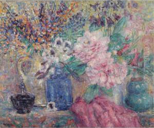 Les Fumus Oil Painting by Georges Morren