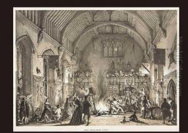 Penshurst Oil Painting by Joseph Nash