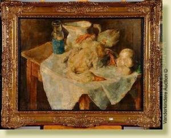 Nature Morte A L'oie Oil Painting by Arthur Navez