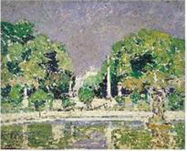 Huile Sur Panneau Signe Et 
Dedicace 