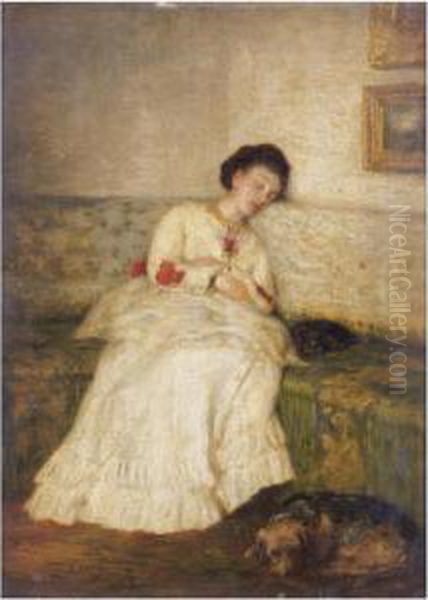 Asleep Oil Painting by Sir William Quiller-Orchardson