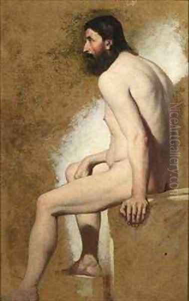 Nude Oil Painting by William Dyce