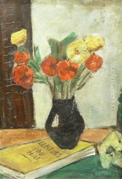 Les Fleurs Du Mal Oil Painting by Tache Papatriandafil