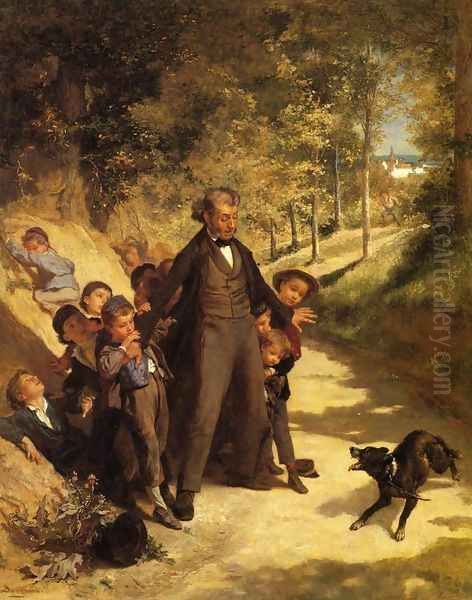 Protecting the School Children by Andre Henri Dargelas