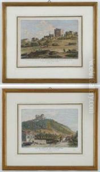 Vues De Chateaux Suisses Oil Painting by Alexis Nicolas Perignon