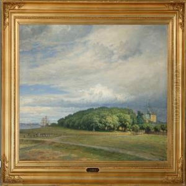 Summerday Oil Painting by Tom Petersen