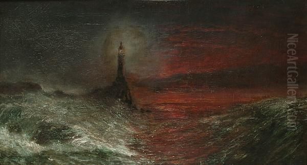 The Lighthouse Oil Painting by Joseph Paul Pettitt