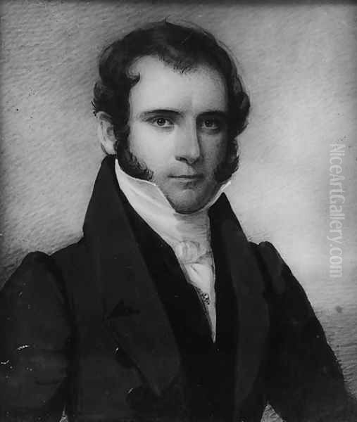 Portrait of a Gentleman Oil Painting by Daniel Dickinson