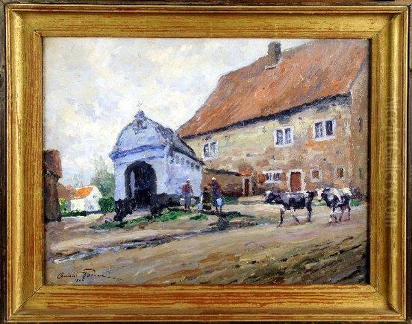 [fouron Le Comte] (date 1926) Oil Painting by Oswald Poreau