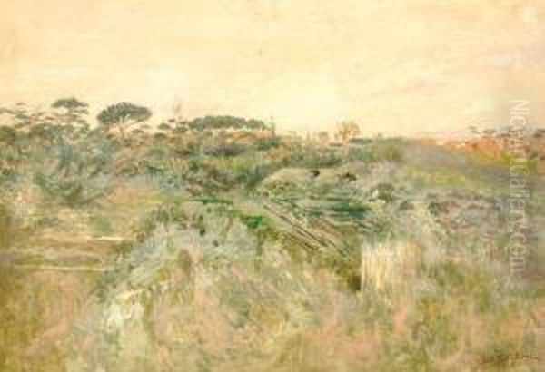 Paesaggio Nei Dintorni
Di Napoli Oil Painting by Salvatore Postiglione