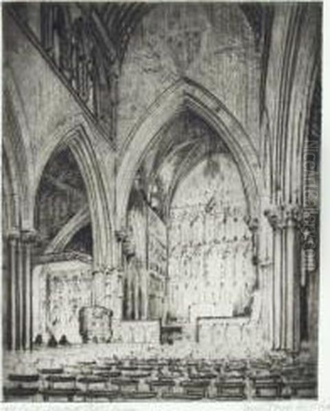 London Churches Oil Painting by Cyril Edward Power